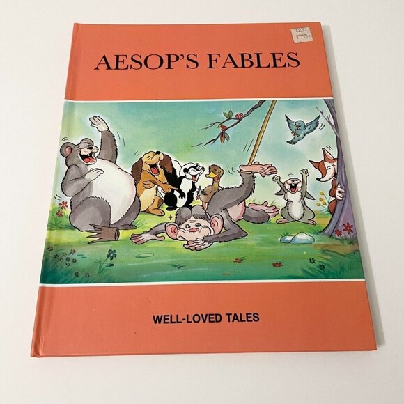 Vtg Aesops Fables Well Loved Tales Peter Haddock Book - Picture 1 of 16